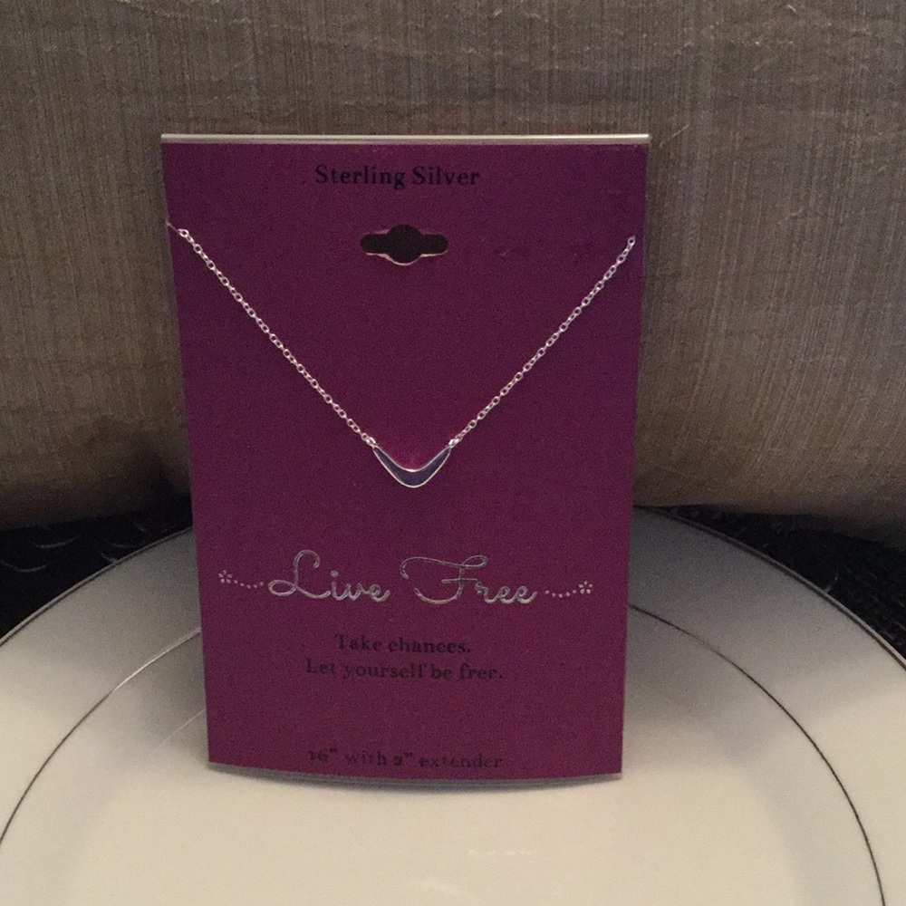 STAMPED Sterling  Silver Necklace. 16”
